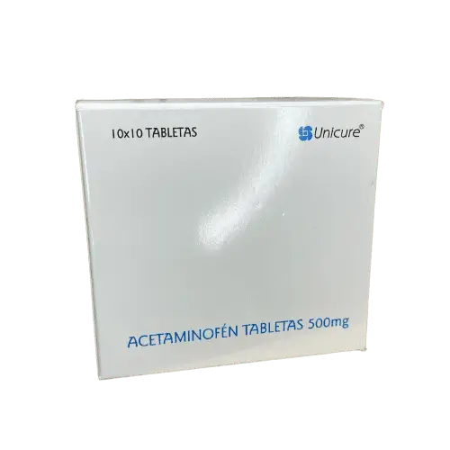 ACETAMINOFEN 500 MG X 10 TAB UNICARE