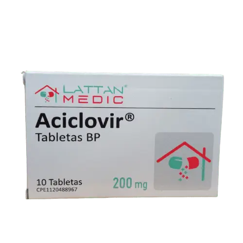 ACICLOVIR 200 MG X 10 TAB LATTAN