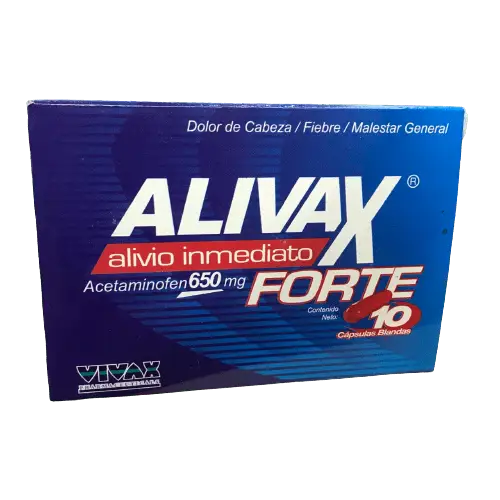 ALIVAX FORTE CAP/BL DISP  650 MG X 5