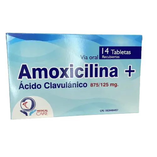 AMOXICILINA A/CLAV TAB 875/125MG X 14