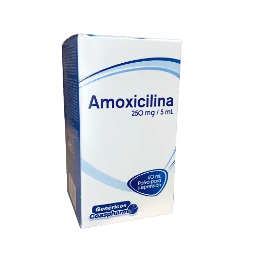 AMOXICILINA SUSP 250MG/60ML COASPHARMA