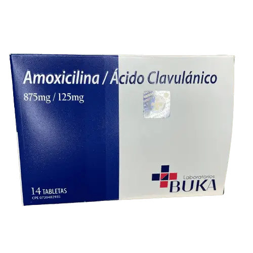 AMOXICILINA/AC CLAV TAB 875/125MG X14 BUKA