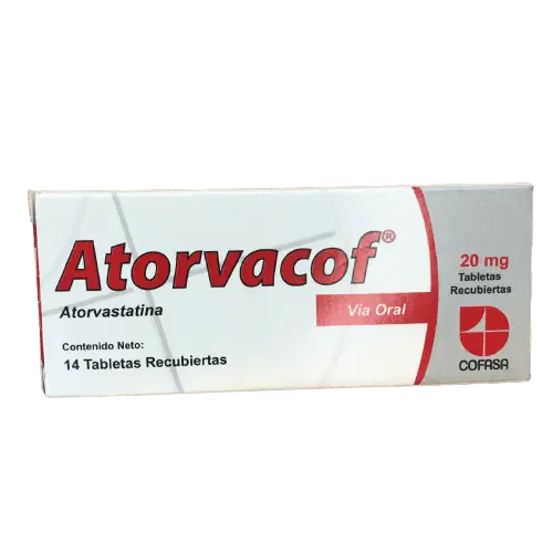 ATORVACOF 20MG X 14 TAB COF