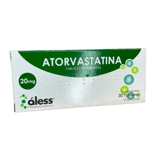 ATORVASTATINA TAB 20 MG X 30 ALESS