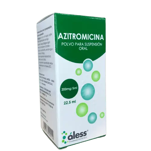 AZITROMICINA PVO SUSP 200MG/5ML ALESS