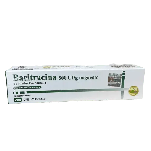 Bacitracina Ung 500 Ui X 20 G Dac
