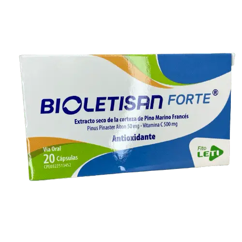 BIOLETISAN FORTE CAP 50/500 MG X 20