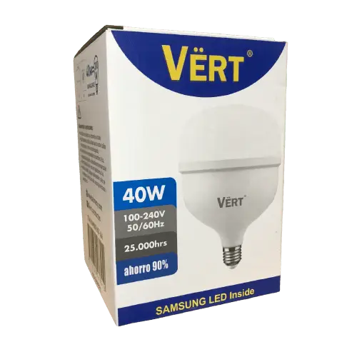 BOMBILLO LED INDUSTRIAL TIPO BULBO 40W