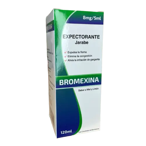 Brohmexina Clorh Jbe 8mg/5ml X 120ml
