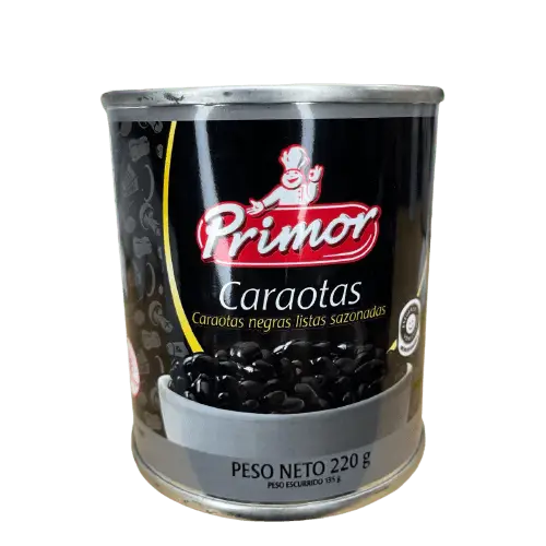 Caraotas Negras Sazonadas Primor 220gr