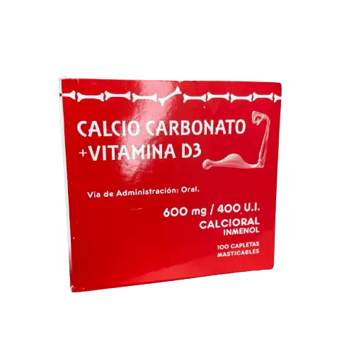 Carbonato De Calcio + Vit D X10 Tabm