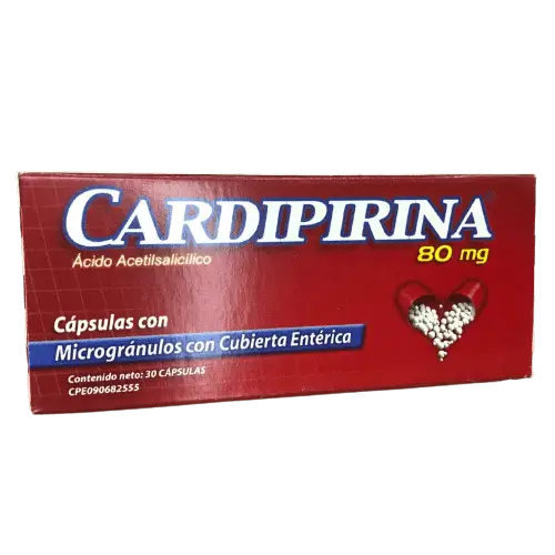 CARDIPIRINA 80 MG X 30