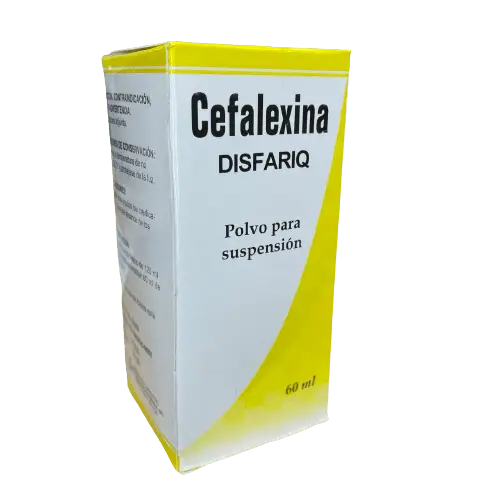 Cefalexina 250mg/5ml X60 Ml Disfariq