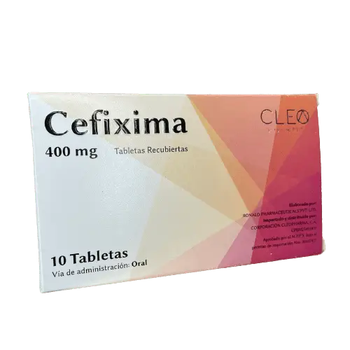 CEFIXIMA 400 MG X 10 TAB CLEO