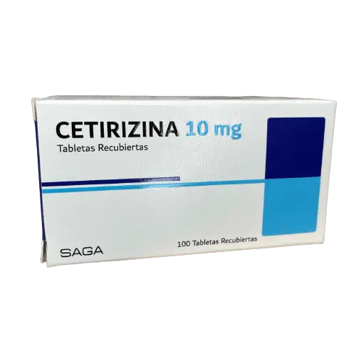 CETIRIZINA 10 MG X 10 TAB SAGA