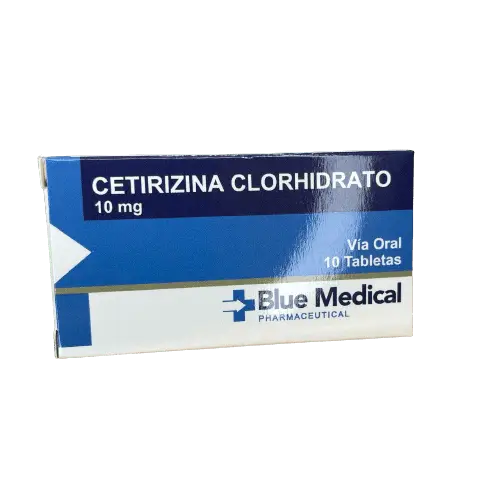 CETIRIZINA TAB 10 MG X 10 BLUE