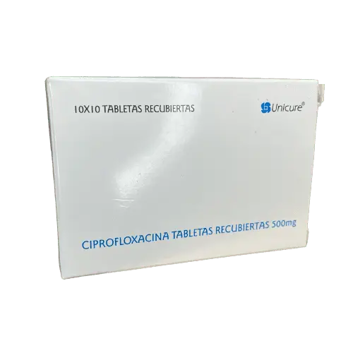 Ciprofloxacina 500mg X10 Tab ( Unicure )