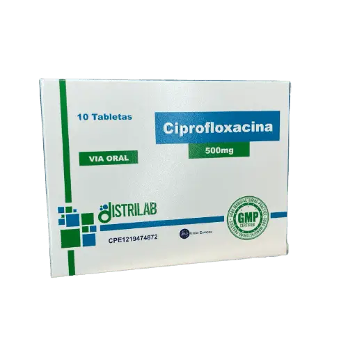 CIPROFLOXACINA TAB 500 MG X 10 DISTR