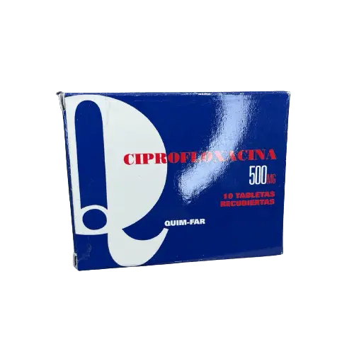 Ciprofloxacina Tab 500mg X10 Tab Quim-far