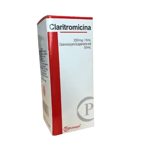 CLARITROMICINA SUSP 250MG/5ML PORTUGAL