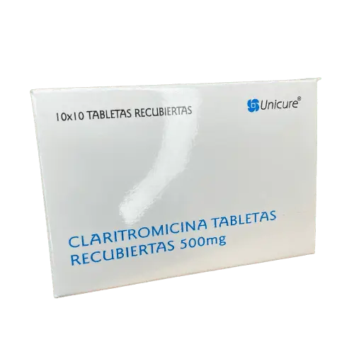 Claritromicina Tab 500 Mg X 10 Unicure