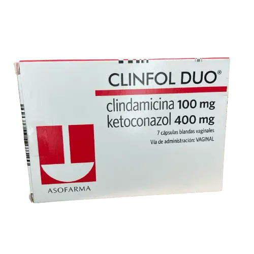 Clinfol Duo Cap/vag 100mg/400mg X 7