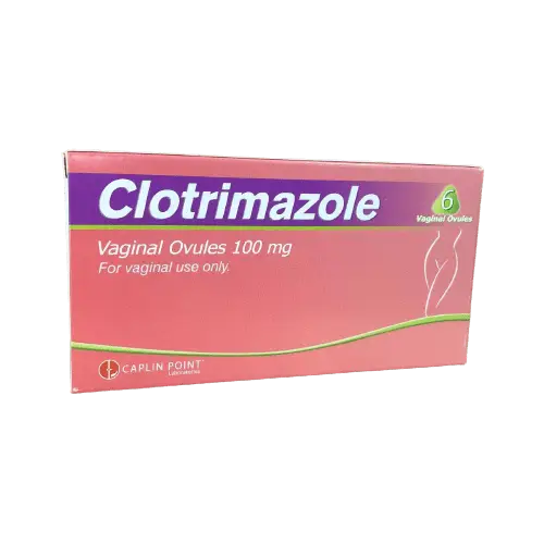 CLOTRIMAZOL OVULOS 100MG X 6 CAPLIN