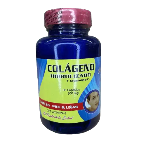 Colageno + Vit C 500mg X 50 Caps La Fuente