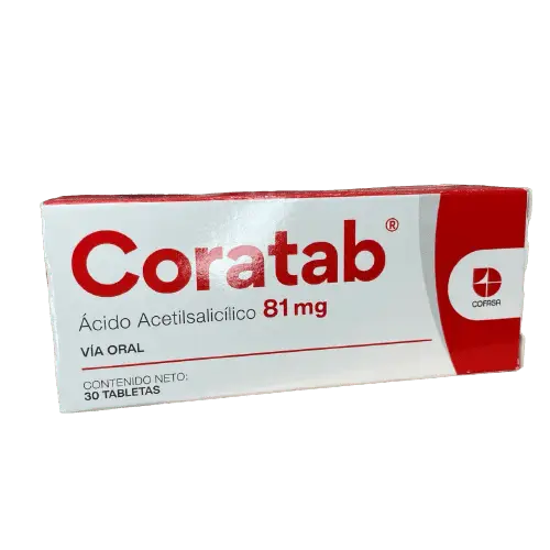 CORATAB 81 MG X 30 TAB
