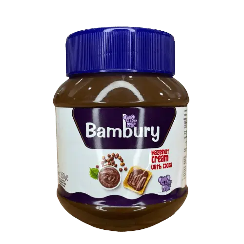 CREMA DE AVELLANA BAMBURY 350GR