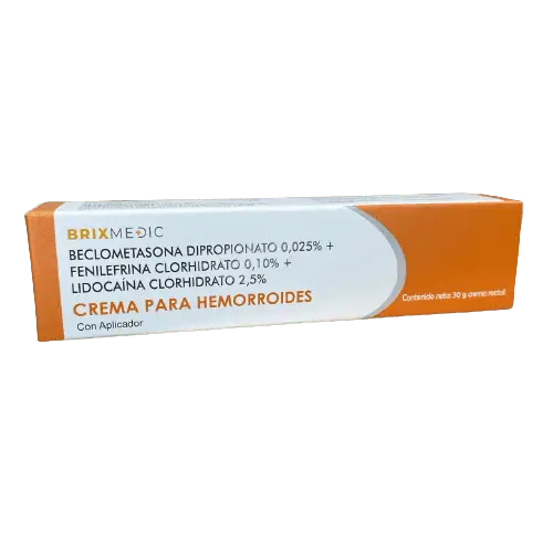 Crema Para Hemorroides C/aplicador 30 Gr Brixmedic