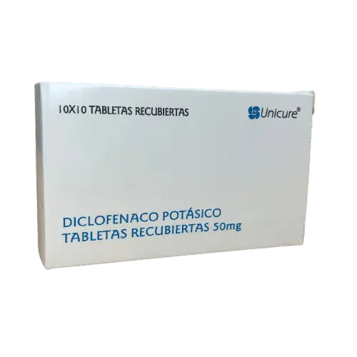 DICLOFENAC P. 50MG X10 TAB UNICURE