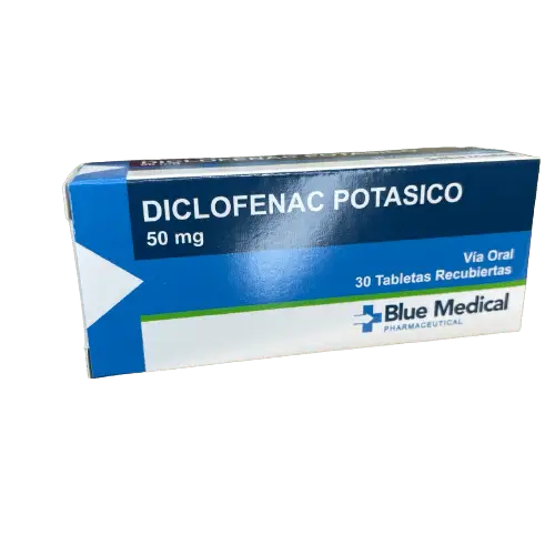 DICLOFENAC POT TAB 50 MG X 30 BLUE