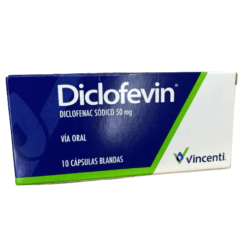 DICLOFEVIN  CAPB 50 MG X 10