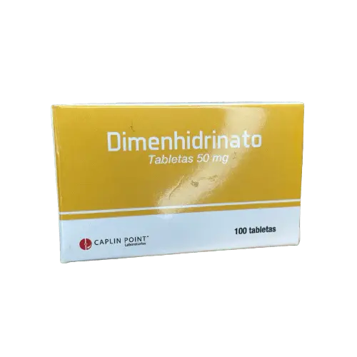 Dimenhidrinato 50 Mg X 10 Tab Caplin (viajesan)