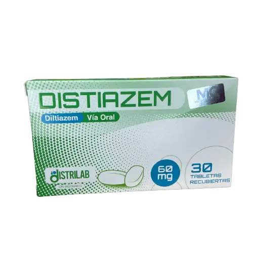 Distiazem Tab/rec 60 Mg X 30 Distril