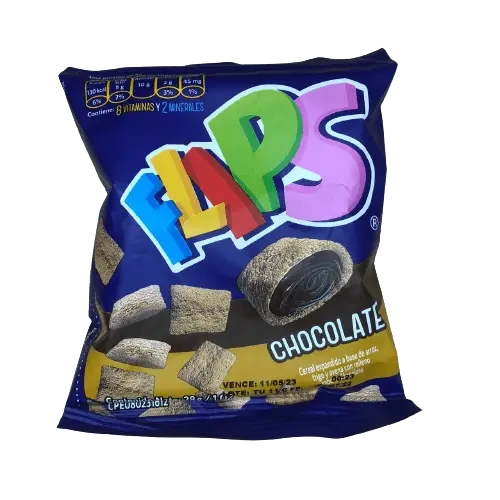 FLIPS CHOCOLATE DISP 28 G
