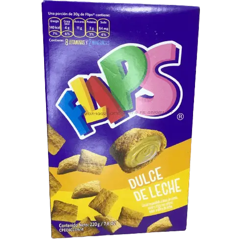 FLIPS DULCE DE LECHE 220 GR