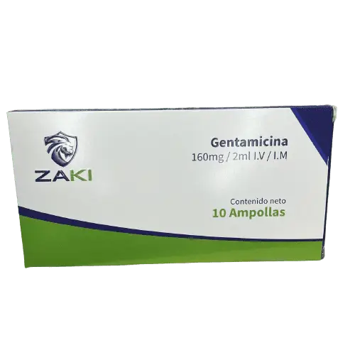 Gentamicina Amp 160mg/2ml X1  (zaki)