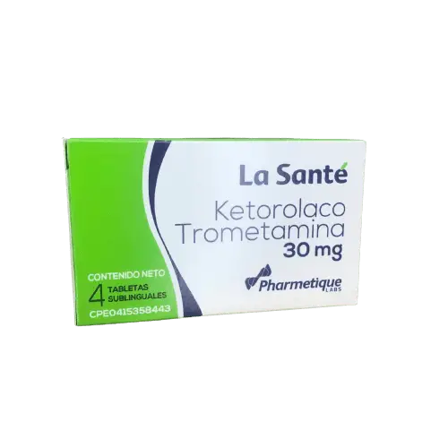 KETOROLAC TAB/SUBL 30MG X 4 LA SANTE