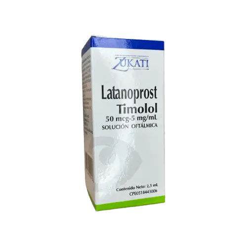 LATANOPROST TIMOLOL SOL OFT 50MCG/5MLX 2,5ML