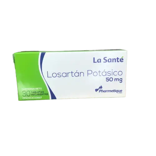 LOSARTAN POT TAB/REC 50 MG X 30 LA SANTE