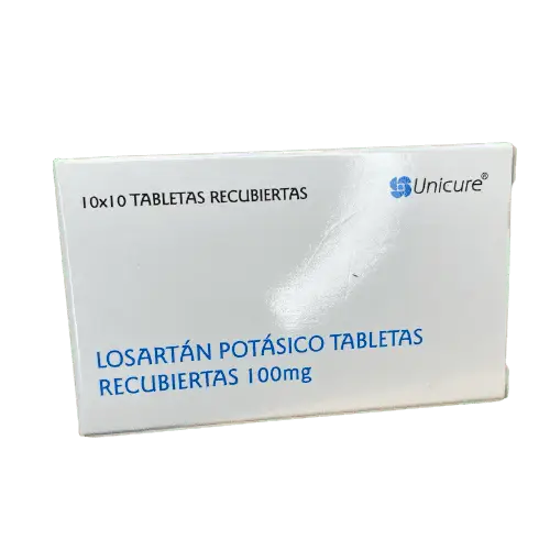 Losartan Potasico 100 Mg X 10 Tab Unicare
