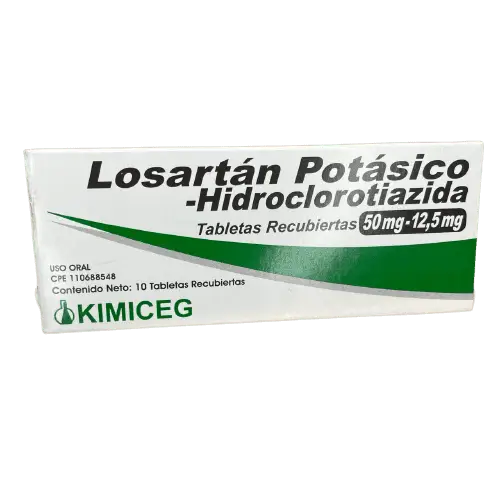LOSARTAN POT/HIDROC 50/12,5MG X 10 KIMICEG
