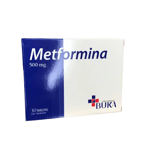 METFORMINA TAB 500 MG X 30 BUKA