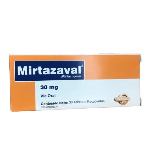 MIRTAZAVAL TAB 30MG X 30
