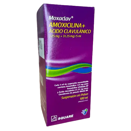 MOXACLAV 125MG+31,25MG/5ML SQUARE