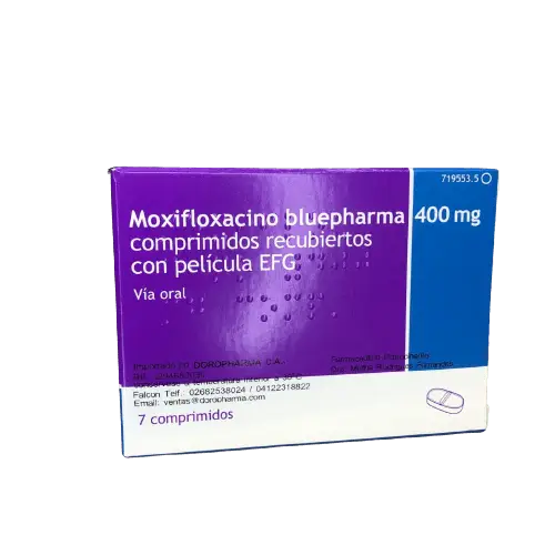 MOXIFLOXACINA BP 400MG X7 CO