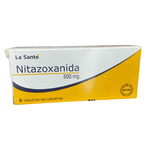 NITAZOXANIDA 500MG X6 TAB