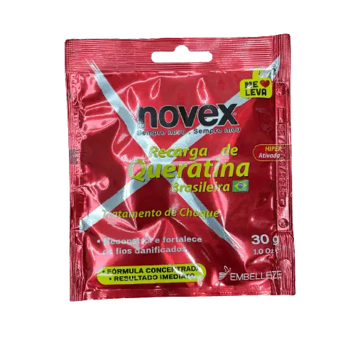 Novex Sashet Recarga Queratina 30 Gr